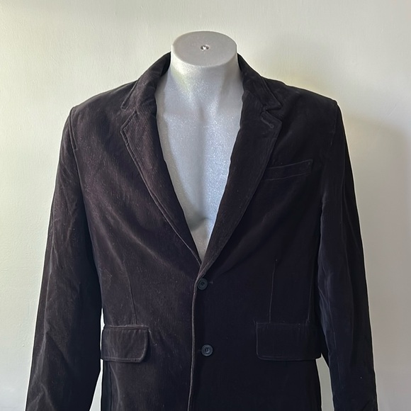 Black Velvet RW&CO Blazer Size Large Pinstriped - Picture 9 of 10